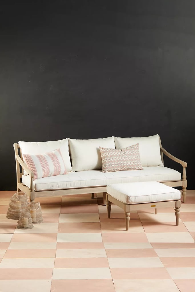 An 18th-Century-Inspired Sofa: Shoreham Teak Three Seat Sofa