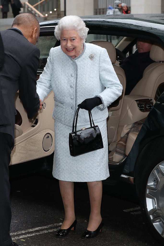 Queen Elizabeth II at Fashion Week