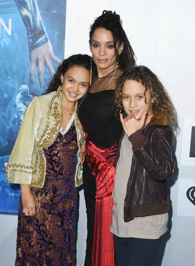 Jason Momoa and Lisa Bonet at the Aquaman Hollywood Premiere