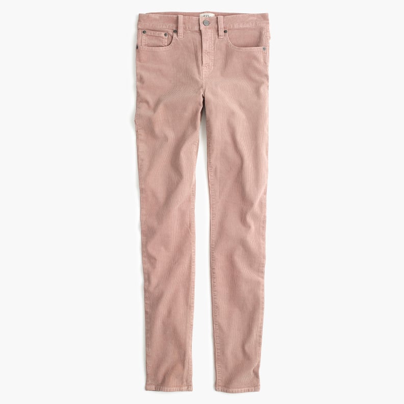 J.Crew High-Rise Toothpick Corduroy Pant