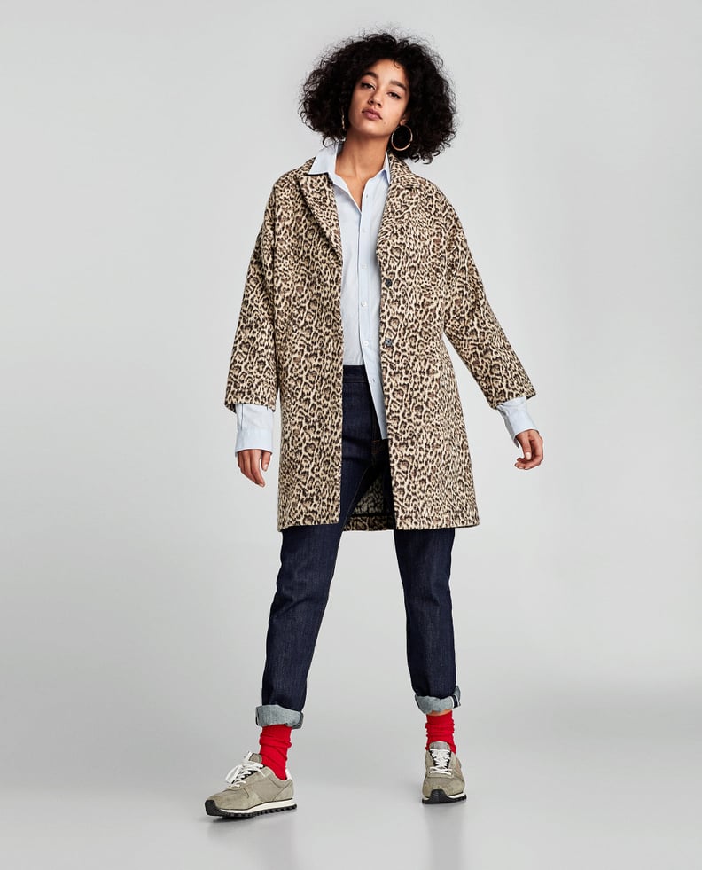 Animal Design Jacquard Coat