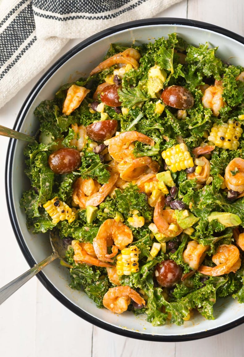 Mexican Salad With Chipotle Shrimp