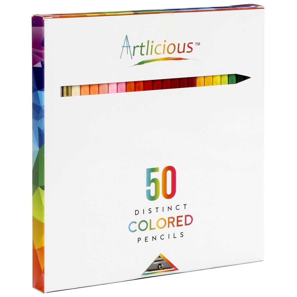 Artlicious 50 Premium Distinct Coloured Pencils