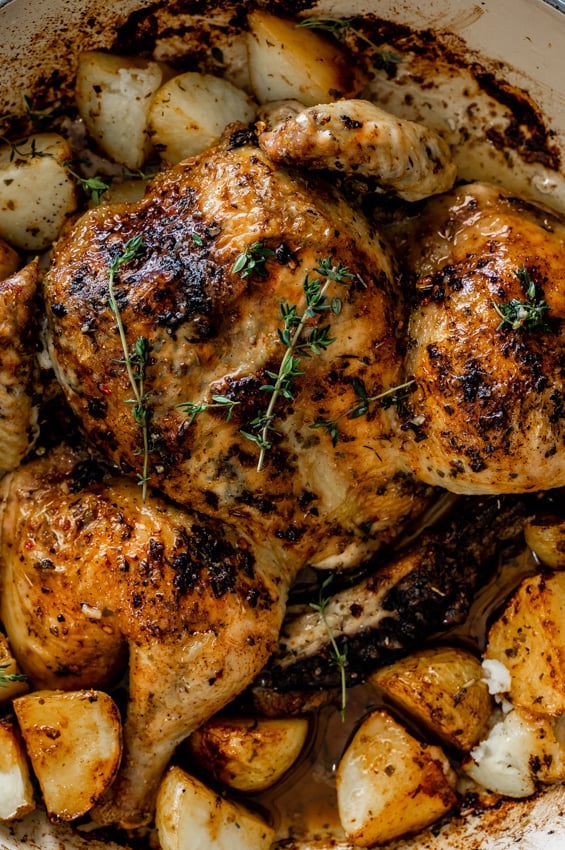 Easy Lemon Herb Roast Chicken