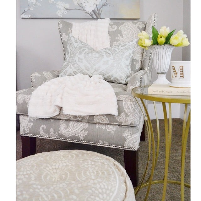 The find a cozy throw to keep warm on a chilly day. HomeGoods Decor