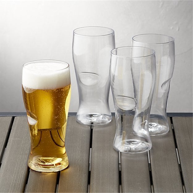 Shatterproof Plastic Beer Glasses Set of 4 (20) Pretty Picnic