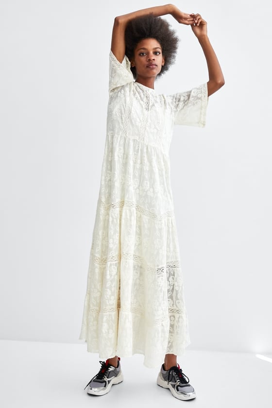 Zara Embroidered Romantic Dress