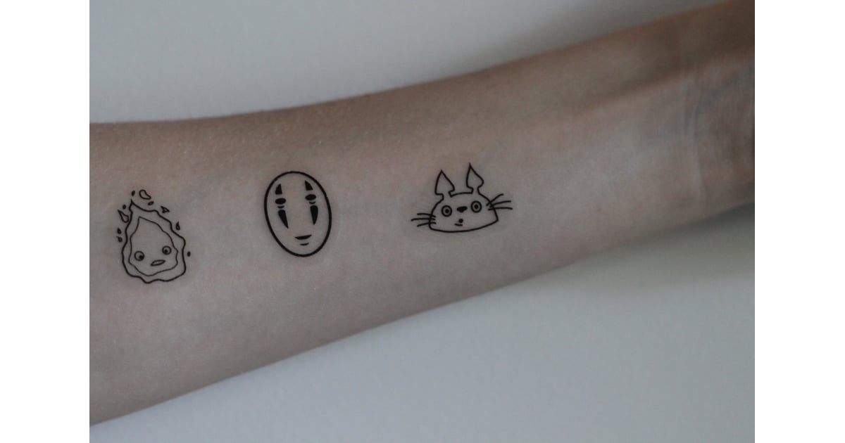 Totoro Temporary Tattoo Sticker  OhMyTat