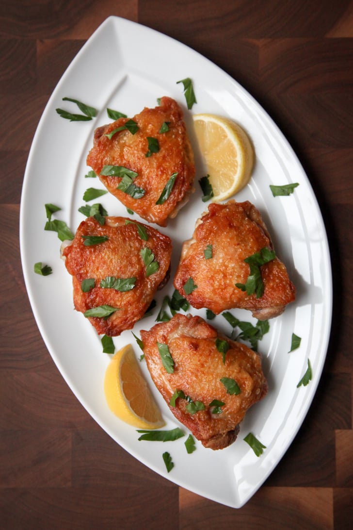 Chicken Thighs CastIron Skillet Recipes POPSUGAR Food Photo 20