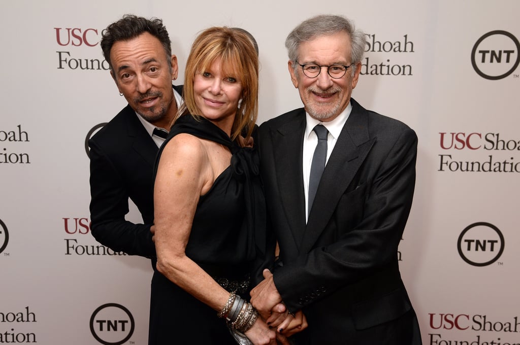 Bruce got his revenge by photobombing Steven and Kate Capshaw.