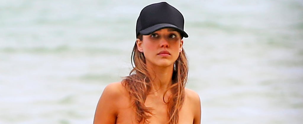 Jessica Alba on the Beach in Hawaii Dec. 2016