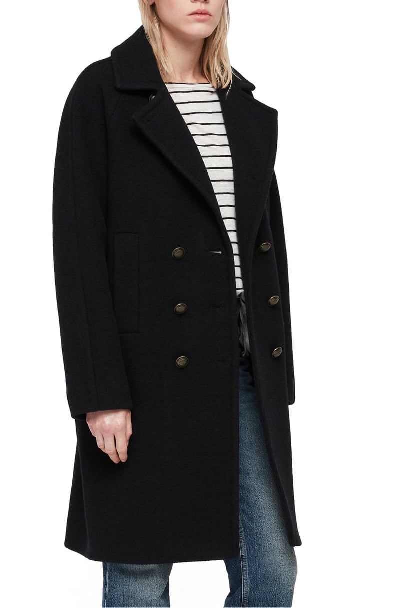 AllSaints Anita Wool Blend Coat