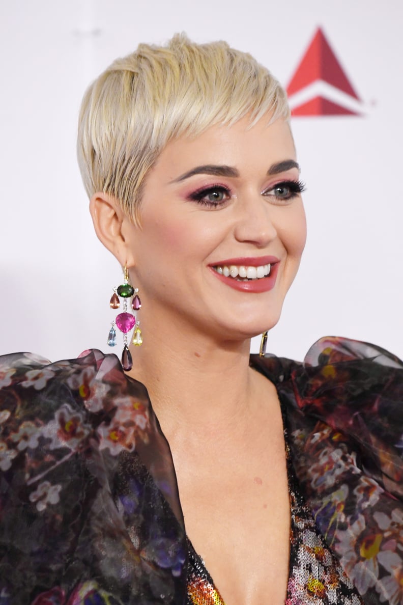 Katy Perry's Blond Pixie Cut in 2019