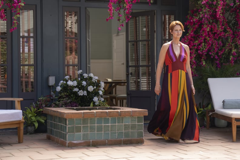 Miranda Hobbes's Colorful Striped Dress in "And Just Like That" Season 2, Episode 1