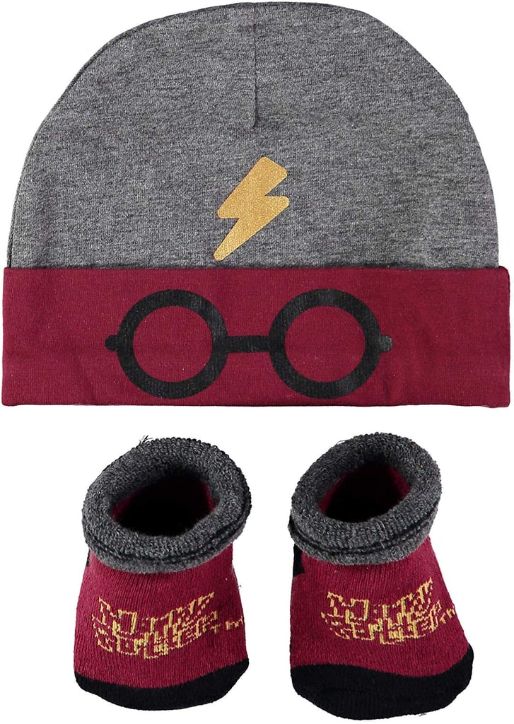Harry Potter Baby Beanie Hat and Baby Bootie Socks Set