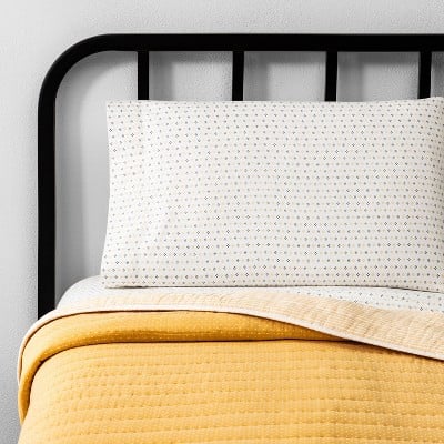 Double-Weave Dot Quilt Yellow