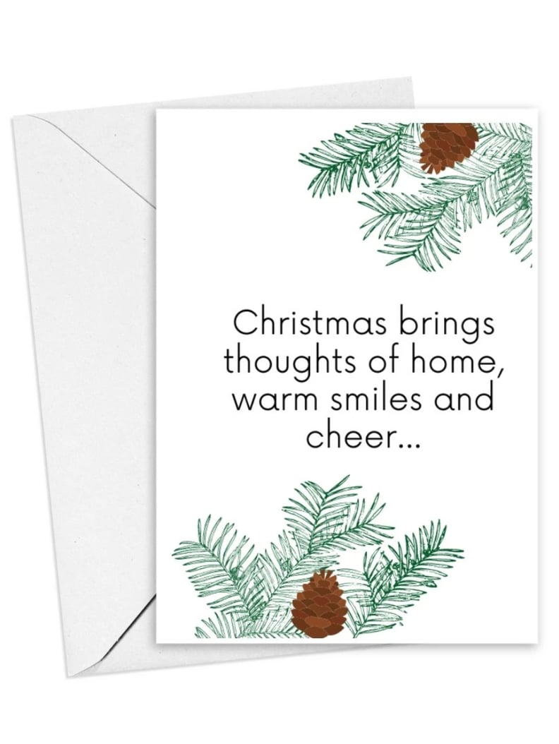 Christmas Brings Thoughts of Home Holiday Card