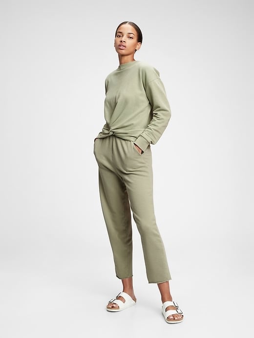 Gap Vintage Soft Twist-Front Crewneck Sweatshirt and French Terry Barrel Joggers