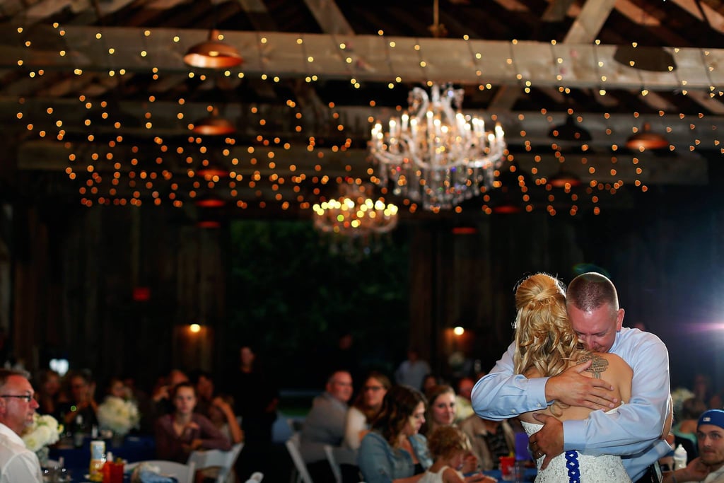 Bride Whose Father Died Shares Wedding With Officers