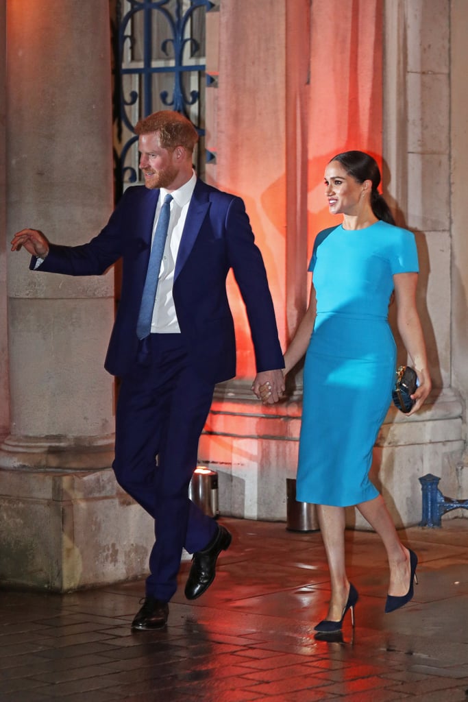 Prince Harry and Meghan Markle at the 2020 Endeavour Awards