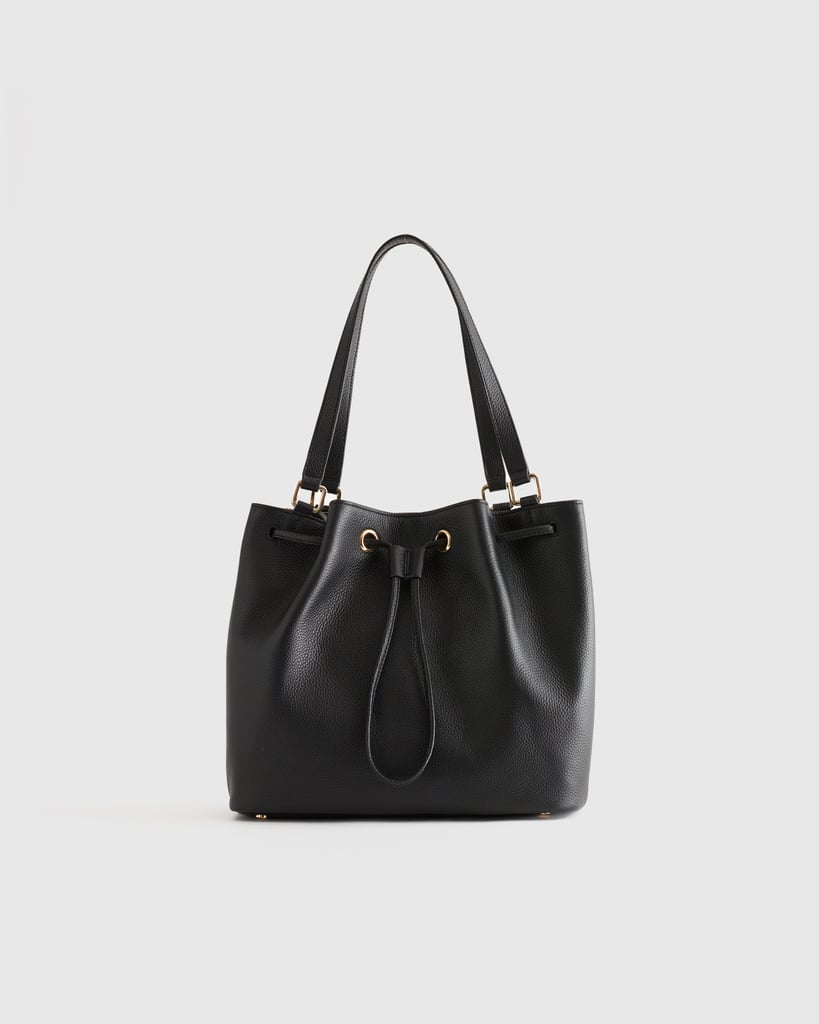 Quince Italian Leather Bucket Bag
