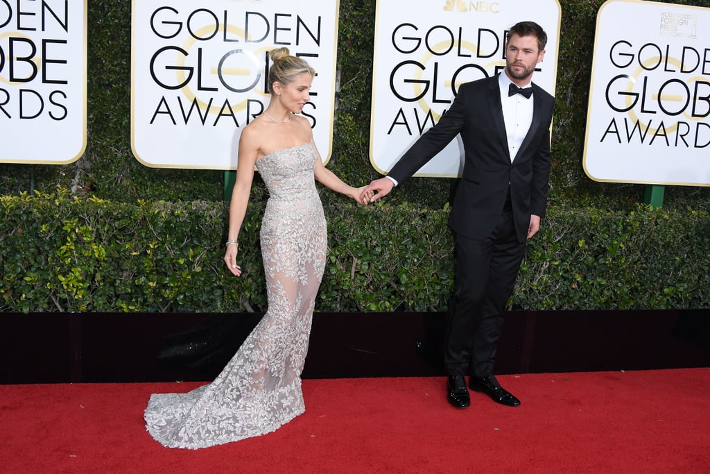 Cute Pictures of Chris Hemsworth and Elsa Pataky