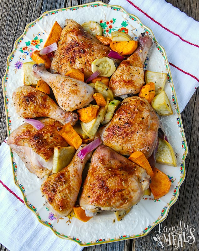 Roasted Chicken Sheet Pan Dinner