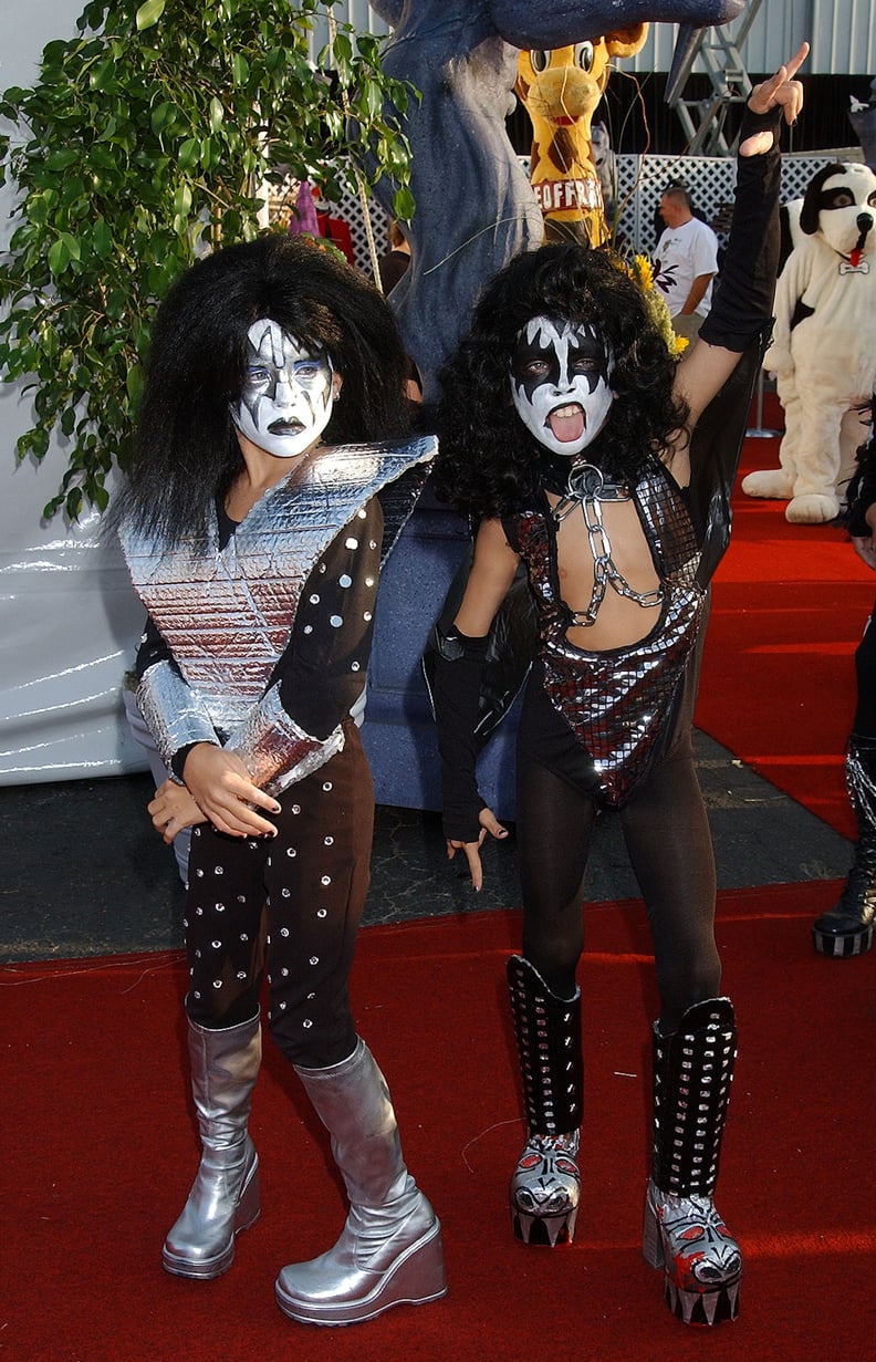 Cole and Dylan as Members of Kiss