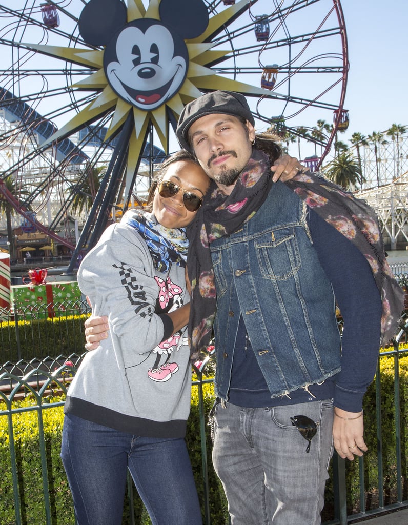 The duo celebrated New Year's Eve together at Disneyland in Anaheim, CA, in 2015.