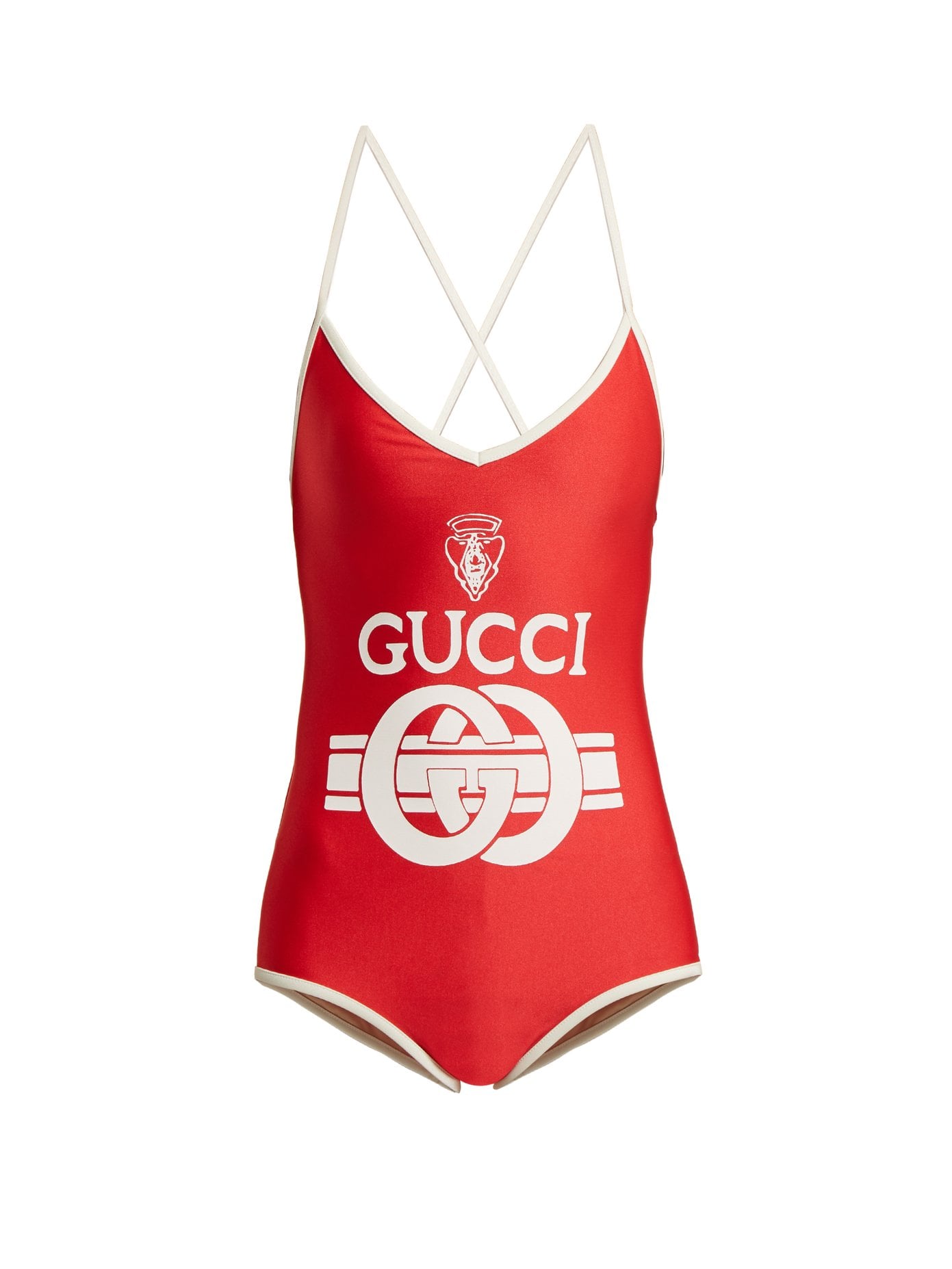 Alicia Keys's Orange Gucci Swimsuit January 2019 | POPSUGAR Fashion