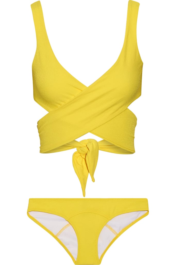 Lisa Marie Fernandez Marie-Louise Crepe Wrap Bikini