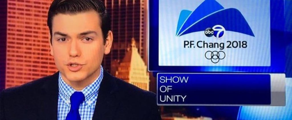P.F. Chang's and Pyeongchang 2018 Olympics TV News Mistake