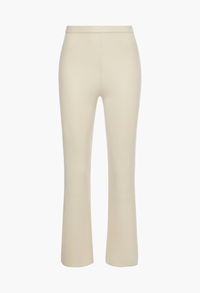 Ayesha Curry x JustFab Knit Straight Pant in Birch