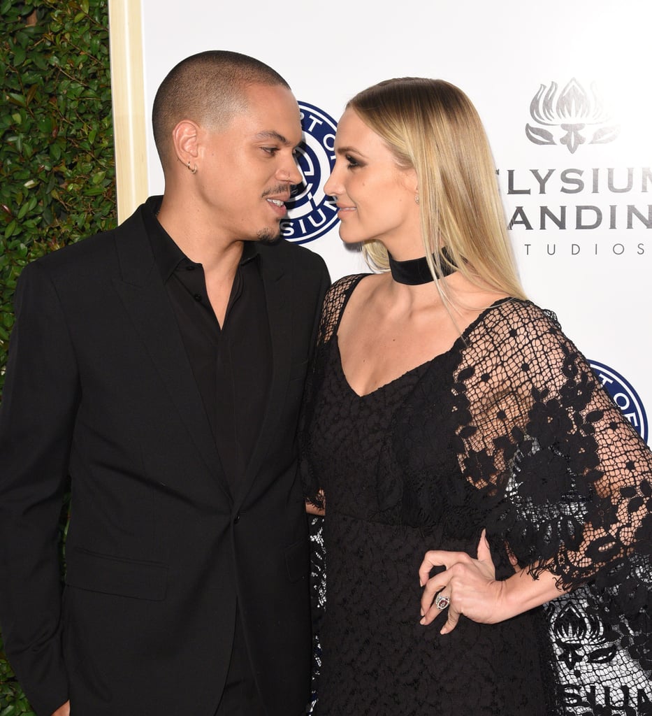 Ashlee Simpson and Evan Ross's Signature Red Carpet Pose