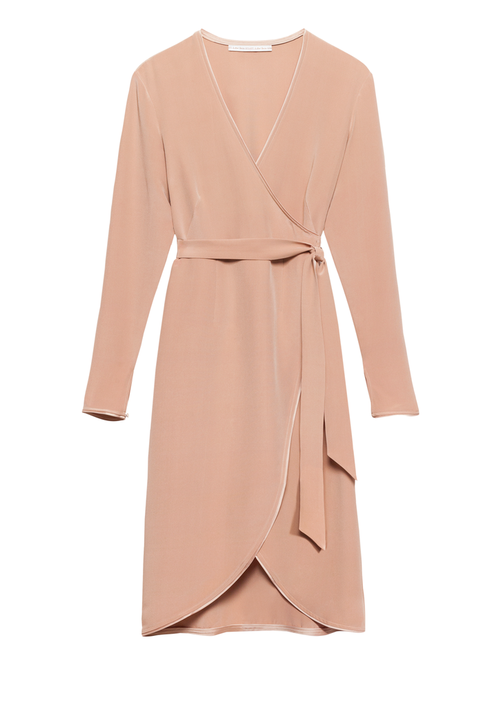 Rodarte x & Other Stories Silk Wrap Dress ($275)