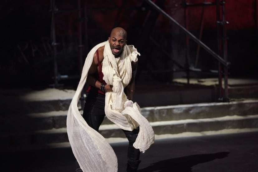JESUS CHRIST SUPERSTAR LIVE IN CONCERT -- Pictured: Brandon Victor Dixon as Judas -- (Photo by: Paul Lee/NBC)