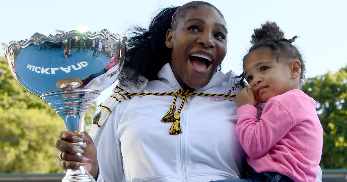 Yep, Serena Williams Signed Olympia Up For Tennis Lessons | POPSUGAR Family