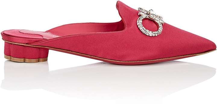 Salvatore Ferragamo Silk Mules