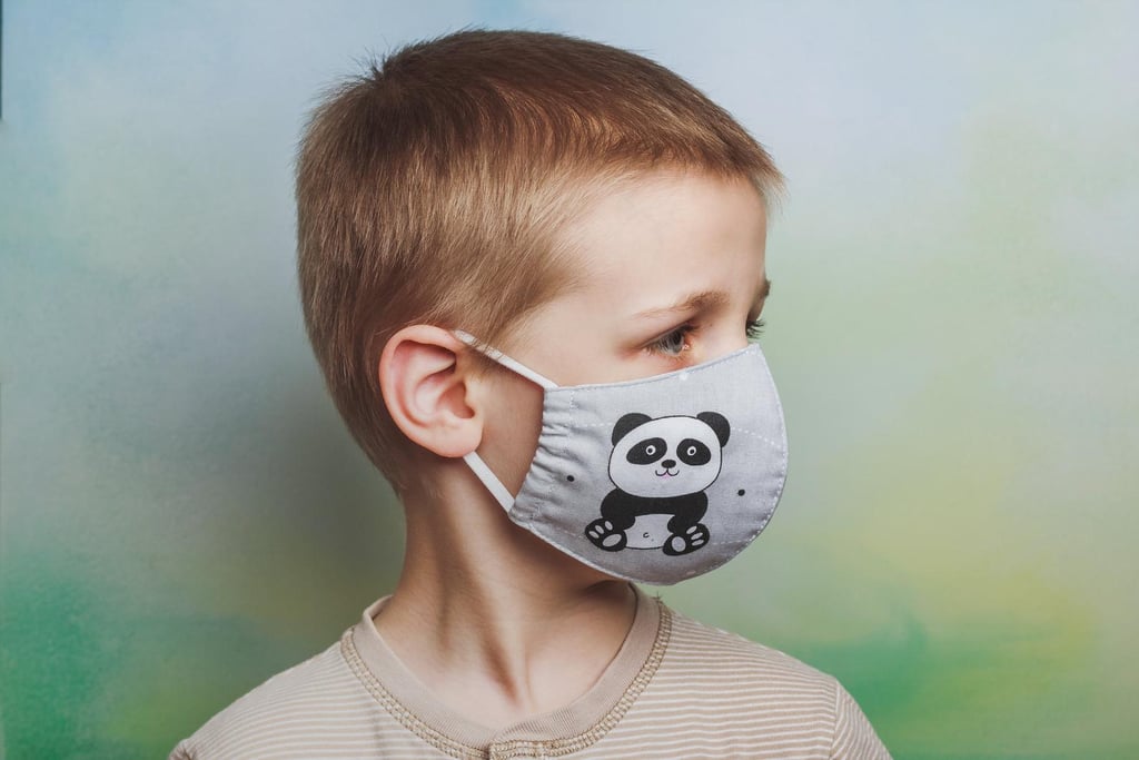 Kids Face Mask With Filter Pocket