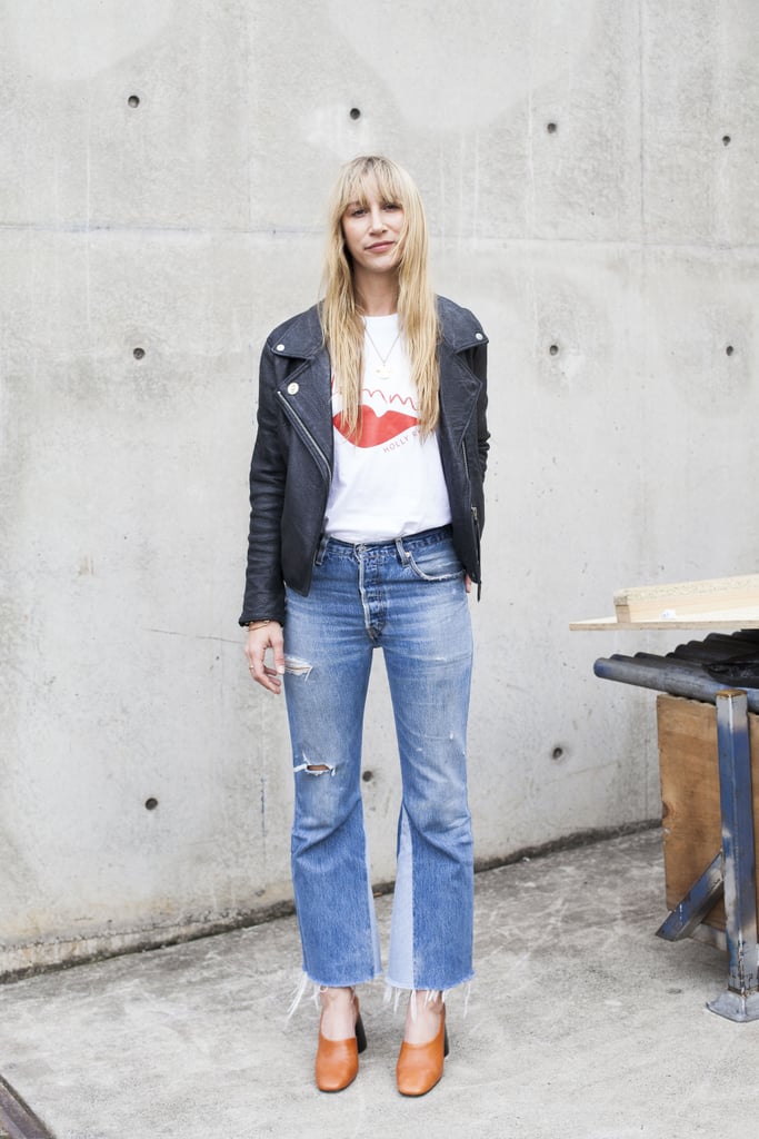 There's nothing wrong with the classics: a leather jacket, distressed denim, and a cool tee always get the job done.