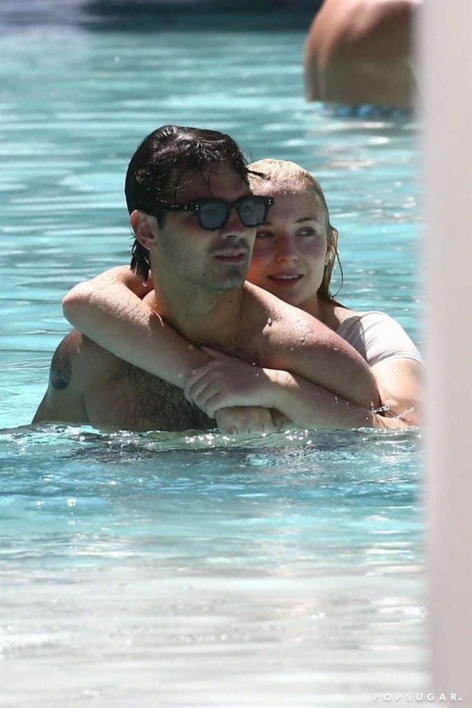 Joe Jonas and Sophie Turner Kissing in Miami August 2018