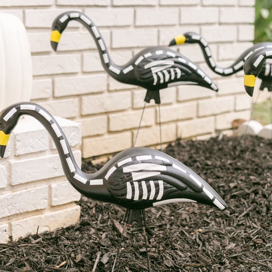 These Skeleton Flamingos Are Scary Easy to DIY For Halloween