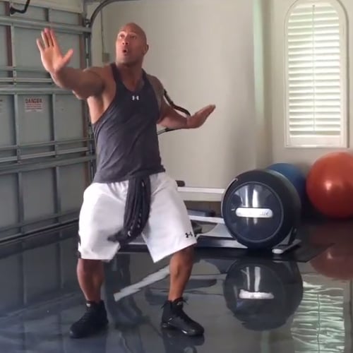 Dwayne Johnson Hitting The Quan Video
