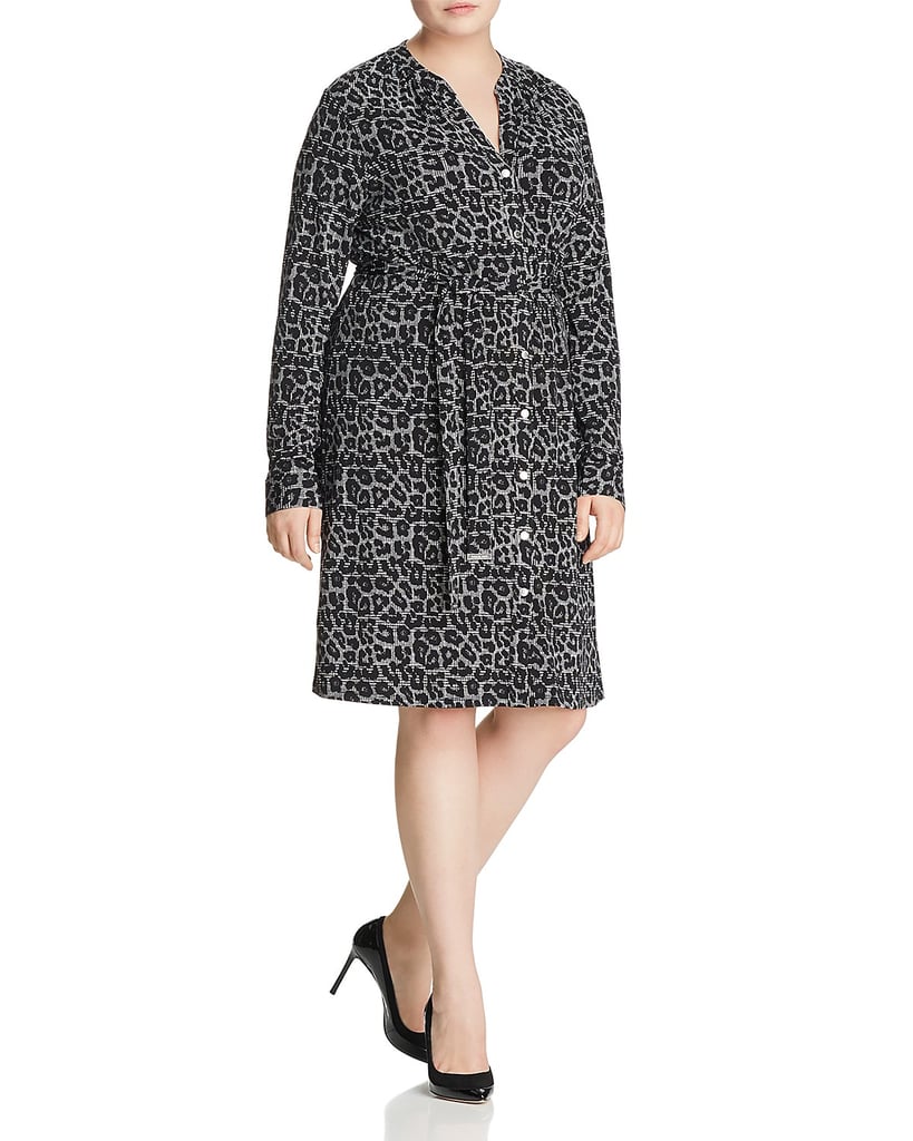 Michael Michael Kors Mixed Print Shirt Dress