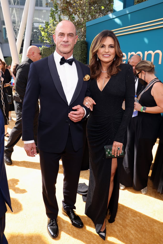 Chris Meloni and Mariska Hargitay at the 2022 Emmys