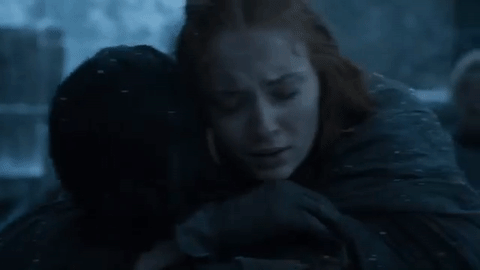 Sansa and Jon Snow Reunite at Castle Black