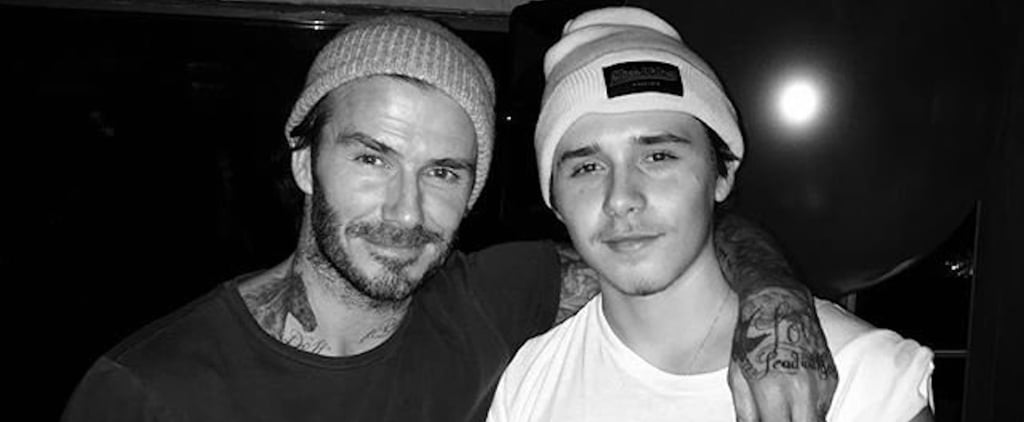 David and Brooklyn Beckham Pictures
