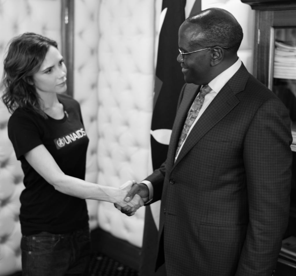 Victoria and Brooklyn Beckham Visit Kenya With UNAIDS 2016