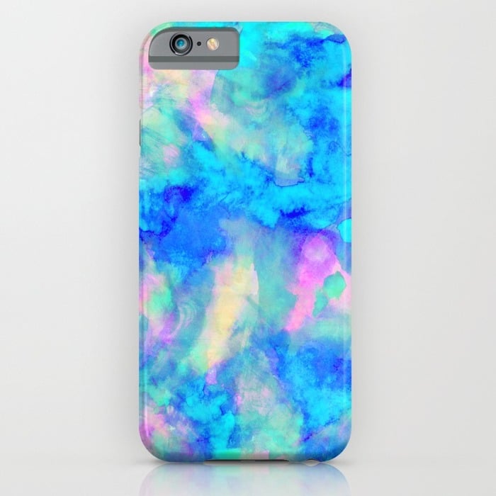 Society6 Amy Sia Electrifying Ice Blue Slim Case ($28, originally $35)