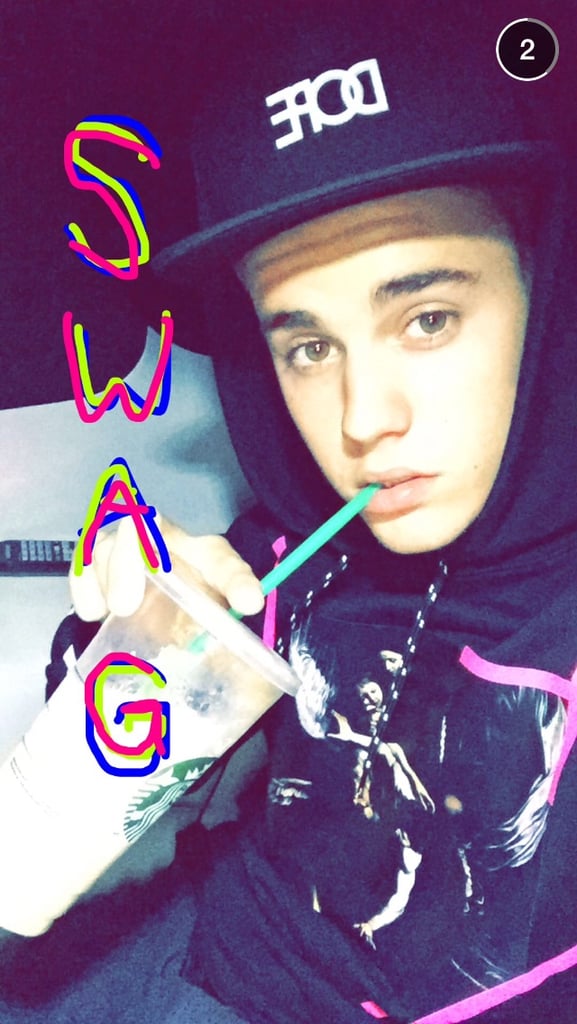 Justin Bieber on Snapchat: rickthesizzler